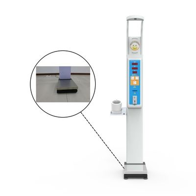 44kg G.W. BMI Coin Ultrasonic Body Height Weight Fat Scale with Blood Pressure Machine