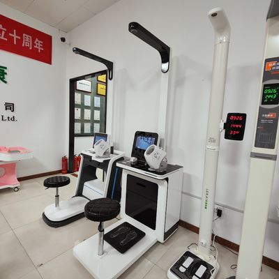 Multi-Function Acrylic Health Checkup Kiosk for Comprehensive Health Assessments