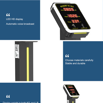 Customized Software Reengineering Gym Coin Operated Luggage Scale