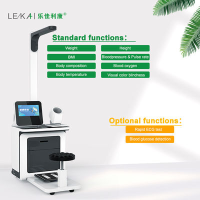 14'' LCD Display Multi Function Fitness Scale for Gym Health Checkup Kiosk in Summer