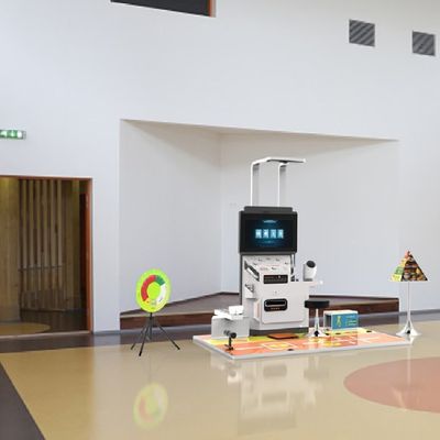 HW-T600 Fitness Test Machine for MAX 23000 L *1800 W *2360 H m and Four Login Methods