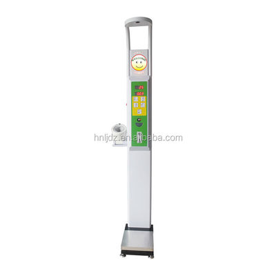 Modern Electronic Coin Operated Height Weight Body Scale for Clinics Schools and Gyms