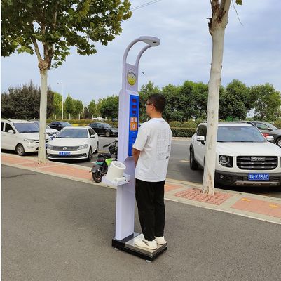 Modern Electronic Coin Operated Height Weight Body Scale for Clinics Schools and Gyms