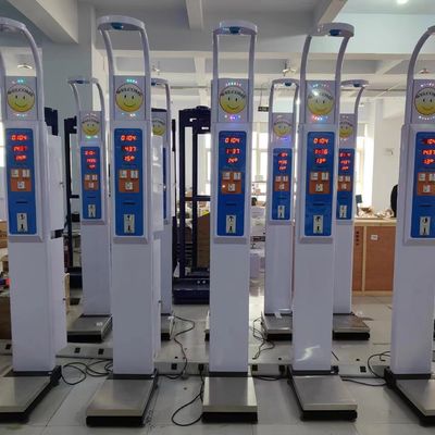 Steel Coin-Operated Height and Weight Measuring Machine with Packing Size 104*34*35cm
