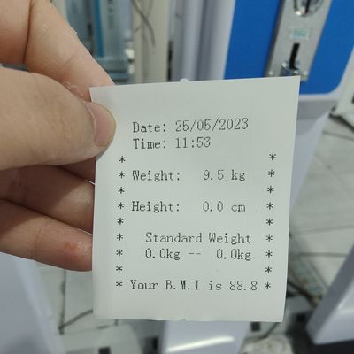 Steel Coin-Operated Height and Weight Measuring Machine with Packing Size 104*34*35cm