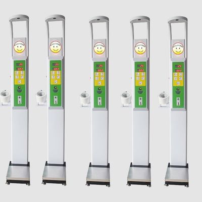 33*55*235cm LED Display Body Height Weight BMI Blood Pressure Machine