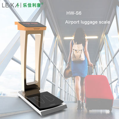 Hotel and Airport Coin Operated 300kg Luggage Scale with LED Display High Accuracy