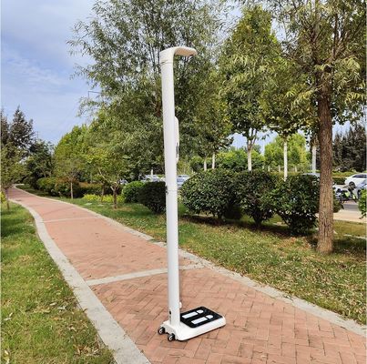 Body Composition Analysis and Temperature Measurement with Standing Type Digital Scale