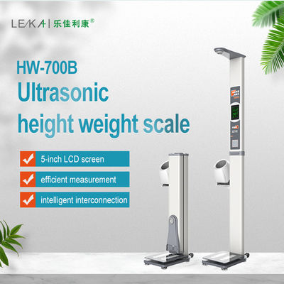 Accurate Ultrasonic Height Weight Scale with BMI Calculation and Precision Sensor