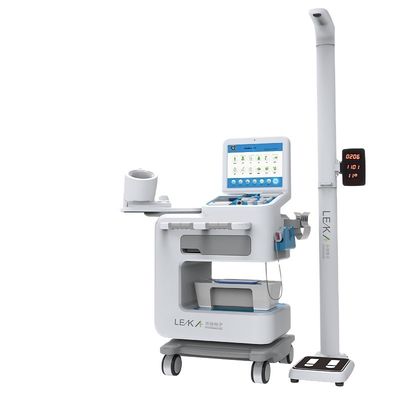 15-inch Touch Screen Multi-function Health Checkup Kiosk with BIM Body Height Weight Scale