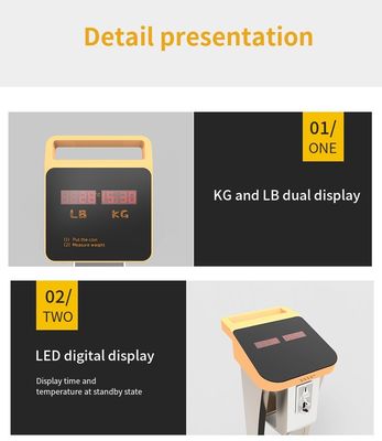 2024 Electronic Digital Coin Operated Human Weight Measuring Machine with LED Display