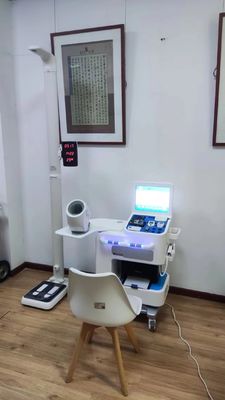 15-inch Touch Screen Multi-function Health Checkup Kiosk with BIM Body Height Weight Scale