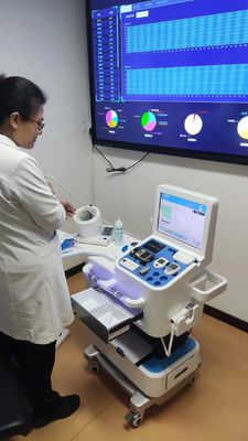 15-inch Touch Screen Multi-function Health Checkup Kiosk with BIM Body Height Weight Scale