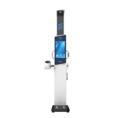 Health Checkup Kiosk with Automatic Body Fat Scale and Height Measurement Range of 0-210cm