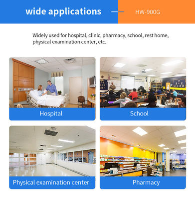 Health Checkup Kiosk with Automatic Body Fat Scale and Height Measurement Range of 0-210cm