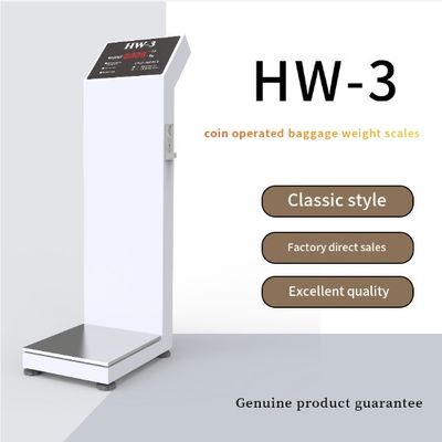 Coin Operated Weighing Scale with Working Voltage AC100-240V and 8-200kg Weight Range
