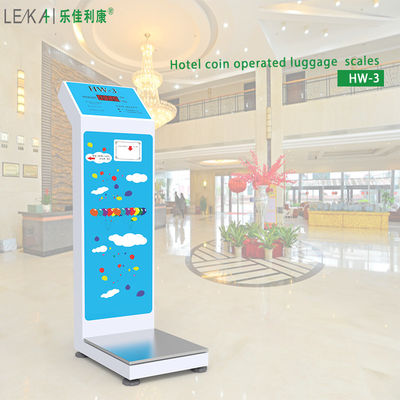 Coin Operated Weighing Scale with Working Voltage AC100-240V and 8-200kg Weight Range