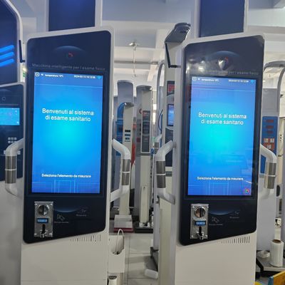 Intelligent Health Check-up Machine 19 Inch Android BMI Kiosk with Optional Functions