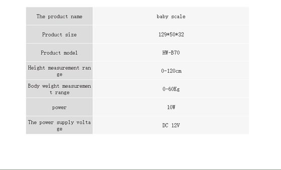 Hospital Medical Baby Digital Scale with G.W. 16kg and Smart Function in Steel Material