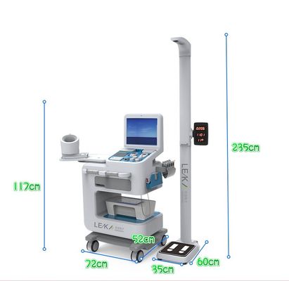 Intelligent Medical Health Check Kiosk Machine with A4 Printer and User-Friendly SDK