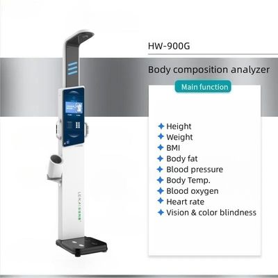 Coin Operated LCD Touch Screen Height and Weight Measuring Scale with RS232 Interface