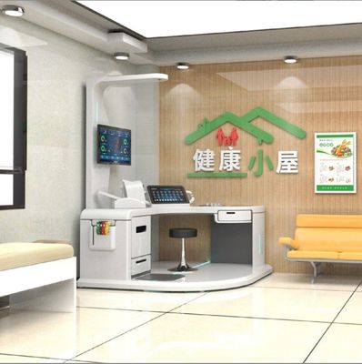 Data Transmission Medical Health Checkup Kiosk with AC100-240V Power Supply and WIFI