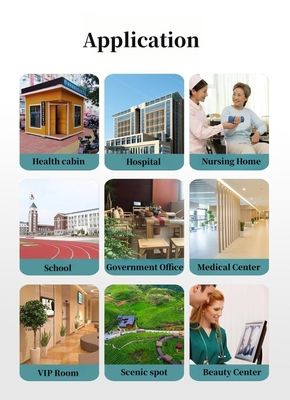 Data Transmission Medical Health Checkup Kiosk with AC100-240V Power Supply and WIFI
