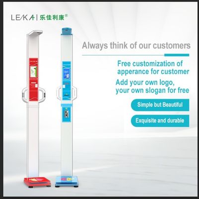 Ultrasonic Digital Body Fat Analyzer Bmi Measuring Scale for Hospitals and Pharmacies