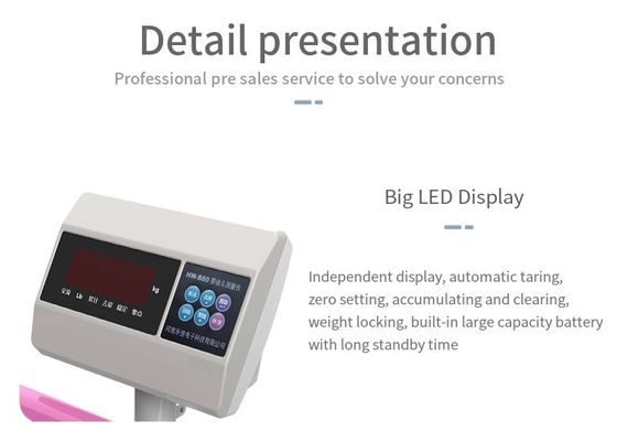 120cm Baby Weighing Scales G.W. of 18kg Advanced Baby Height and Weight Scale