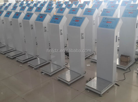 coin operated weighing scale for luggage and human weight measuring Weight Range 8-200kg N.W/ G.W 27KG/ 30KG