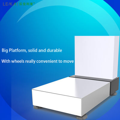 Body Composition Analyzer Touch Screen Ultrasonic Height and Weight Scale 500kg Capacity