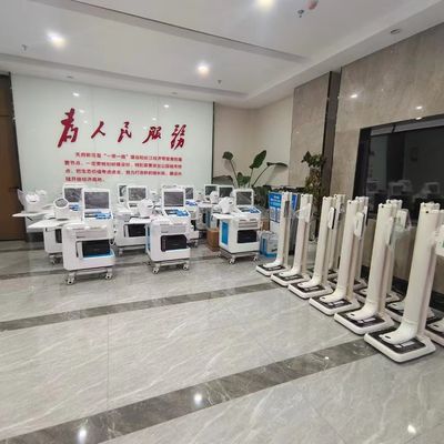 SDK Function and Wifi Connection Equipped Telemedicine Kiosk for Health Check-up