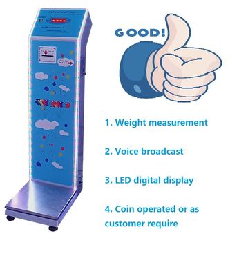 27kg N.W. Steel Coin Operated Luggage Weight Scale for Hotel and Airport Weighing