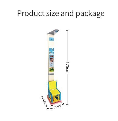 2023 Model Standing Sitting Height and Weight Scale for Children's Hospital Equipment
