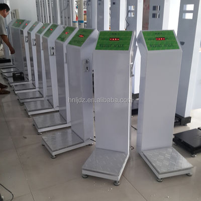 User-Friendly Coin-Operated Weight Measure Machine for Human Weight Range 8-200kg