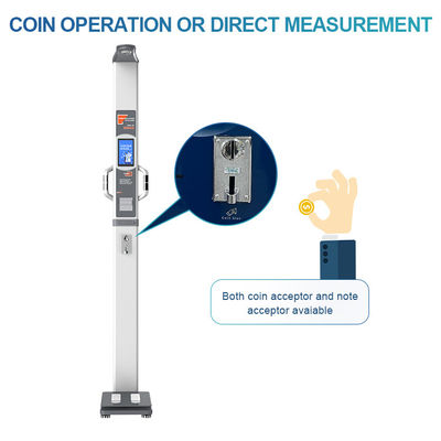 Multi-Parameter Intelligence Coin Operated Height Weight Scale for Weight Tracking