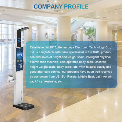Professional Health Checkup Station with Ultrasonic Height and Weight Measurement