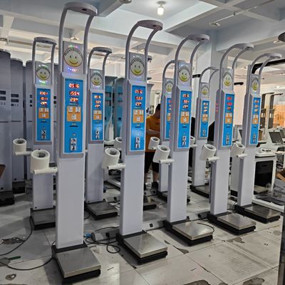 AC100-240V Power Supply Coin Operated Scales Height Weight Vending Machine for Pharmacy