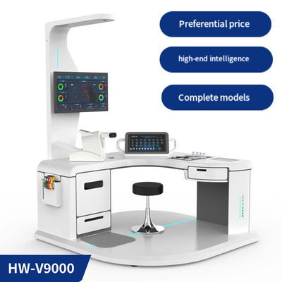 A4 Laser Printer and AC100-240V Power Supply Body Health Analyzer Telehealth Kiosk Devic