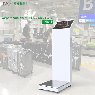 Convenient Coin Operated Weight Vend Machine for Airport Hotel Luggage Weighing Scale