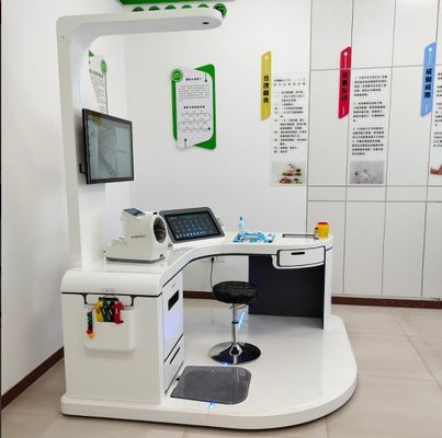 A4 Laser Printer and AC100-240V Power Supply Body Health Analyzer Telehealth Kiosk Devic