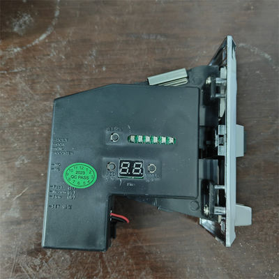 Coin acceptor money validator for height weight vending scale featuring display type