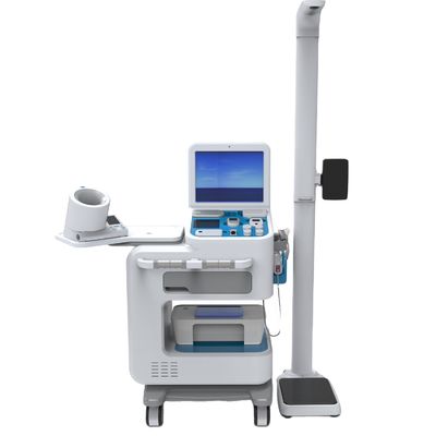 Full Touch LCD Screen Body Check Up Kiosk for Clinics Intelligent Self-service Solution