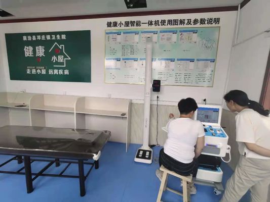 15'' LCD Touch Screen Smart Full Body Check Up Kiosk for Health Centers