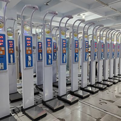 500kg 200kg Ultrasound Coin Operated Weight and Height Scale BMI IMC Vending Pharmacy Balance