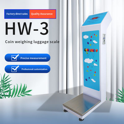 Easy-to- Coin-Operated Luggage Weighing Machines Accurate Weight Measurement N.W. 30k