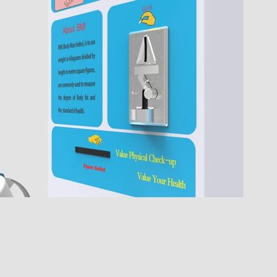 Convenient Coin Operated Height Weight Machine with BMI Measuring and Thermal Printing