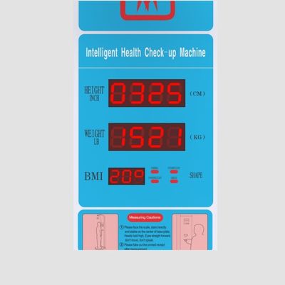 Height Range 0-200cm Digital Body Weighing Scale with Height Measurement and Printer