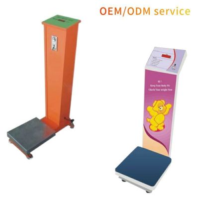 AC 100-240V Power Supply Coin-Operated Luggage Weighing Scales with N.W/G.W of 27KG/30KG
