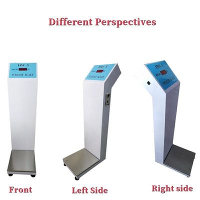 AC 100-240V Power Supply Coin-Operated Luggage Weighing Scales with N.W/G.W of 27KG/30KG